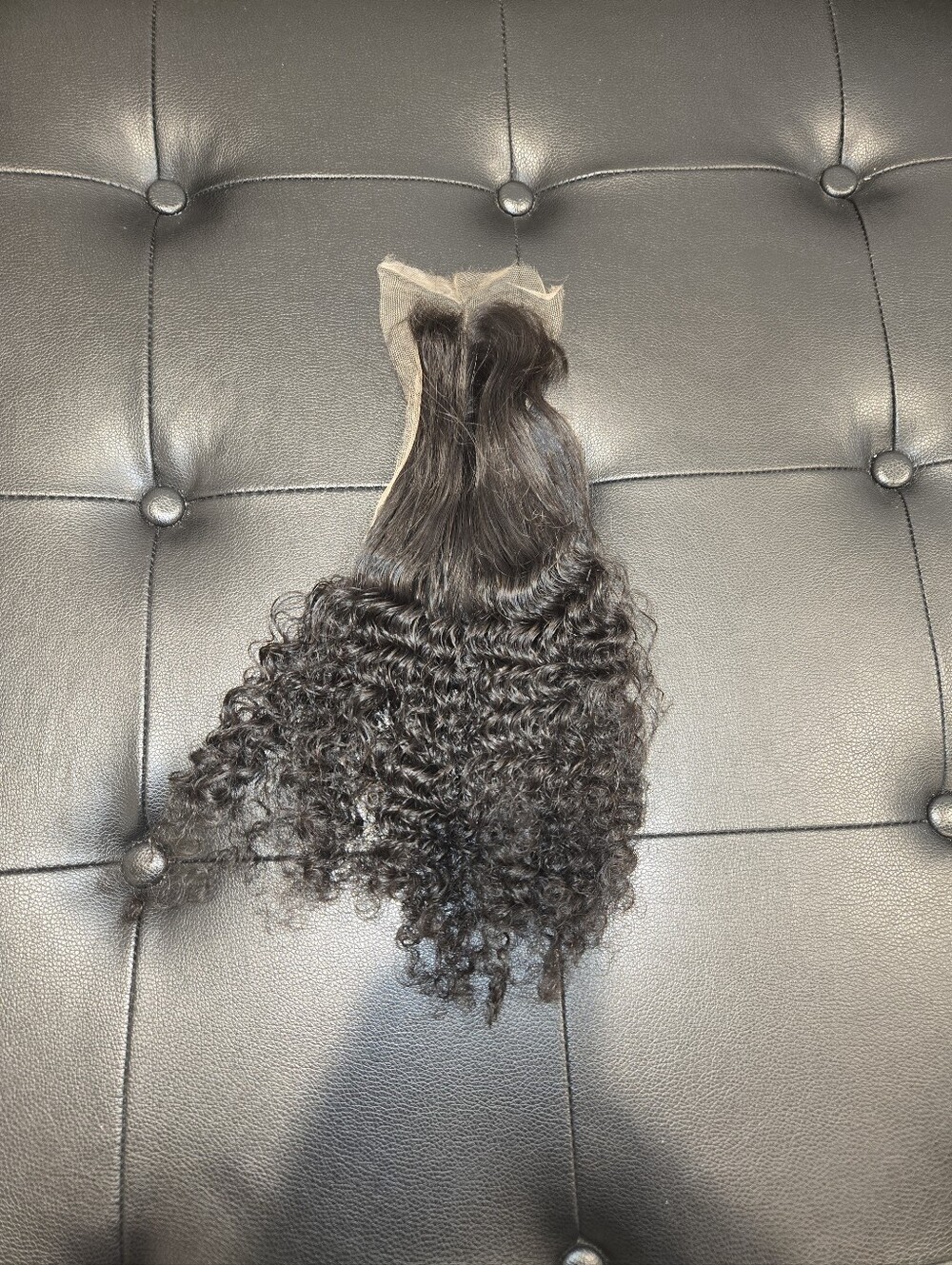 12" Raw Virgin Burmese 2x6 Curly HD Lace Closure
